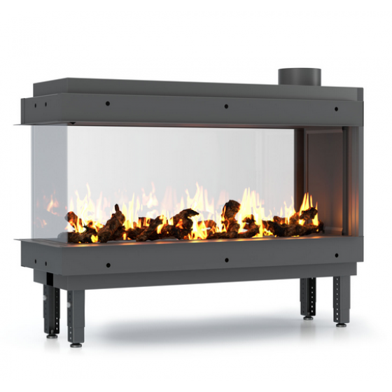 THERMOGATZ Τζάκι Αερίου 3πλευρο 100cm 02.204.548